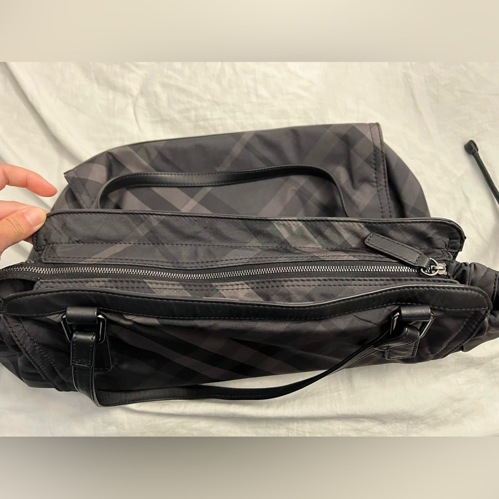 Burberry Smoked Check Hobo Bag - Picture 8 of 10